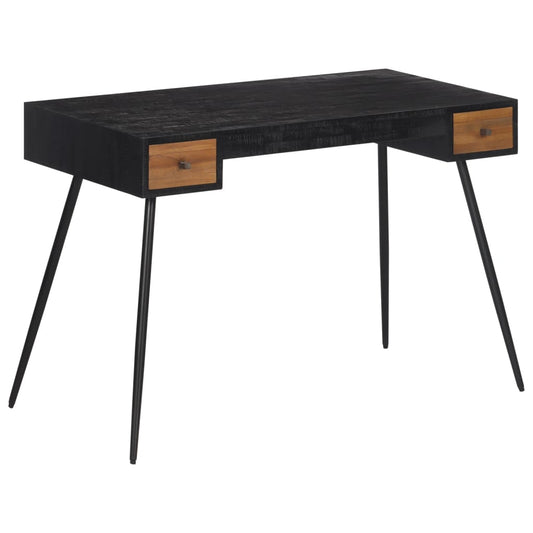 Schreibtisch 117x56,5x75 cm Recyceltes Massivholz Teak - Pazzar.ch