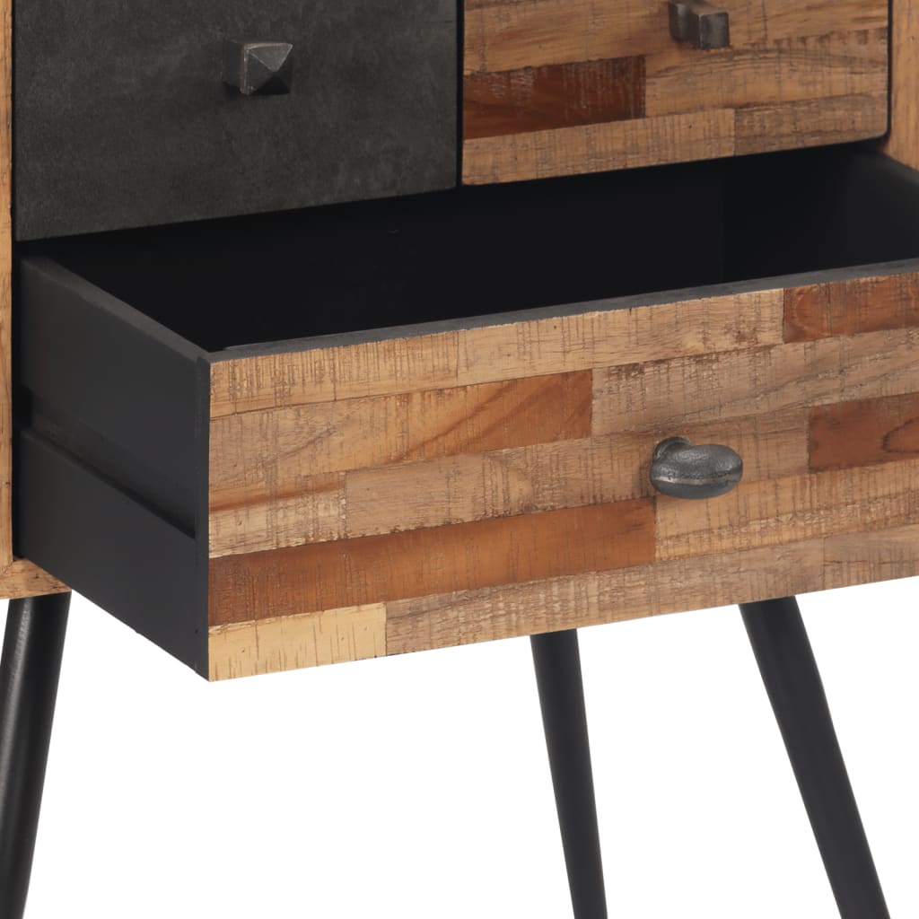 Nachttisch 47x31,5x60 cm Massivholz Teak - Pazzar.ch