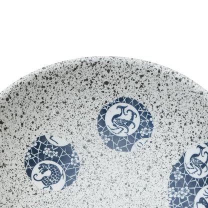 Aufsatzwaschbecken Grau und Blau Oval 47x33x13 cm Keramik - Pazzar.ch