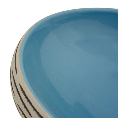 Aufsatzwaschbecken Mehrfarbig Oval 59x40x15 cm Keramik - Pazzar.ch