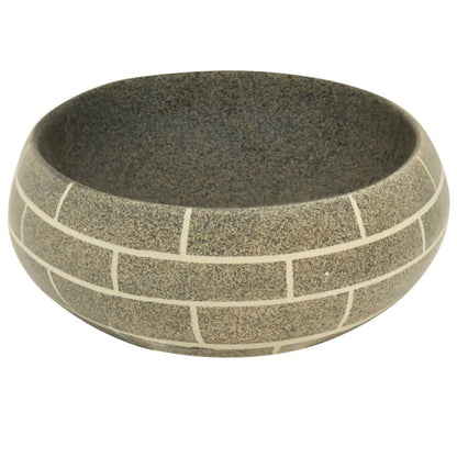 Aufsatzwaschbecken Mehrfarbig Oval 59x40x15 cm Keramik - Pazzar.ch