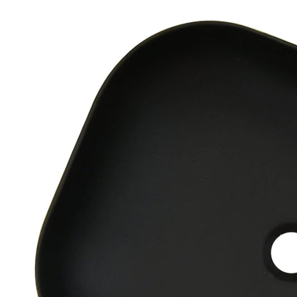 Aufsatzwaschbecken Grau Schwarz Rechteck 48x37,5x13,5cm Keramik - Pazzar.ch