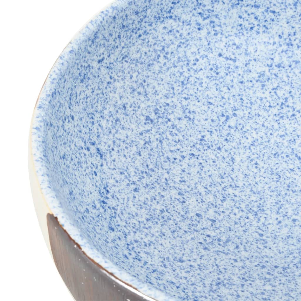Aufsatzwaschbecken Mehrfarbig Oval 59x40x14 cm Keramik - Pazzar.ch