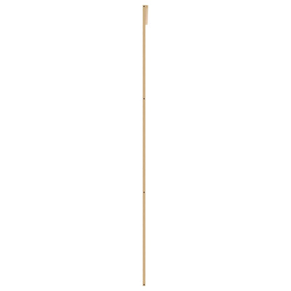 Schiebetür Golden 90x205 cm ESG-Klarglas und Aluminium - Pazzar.ch