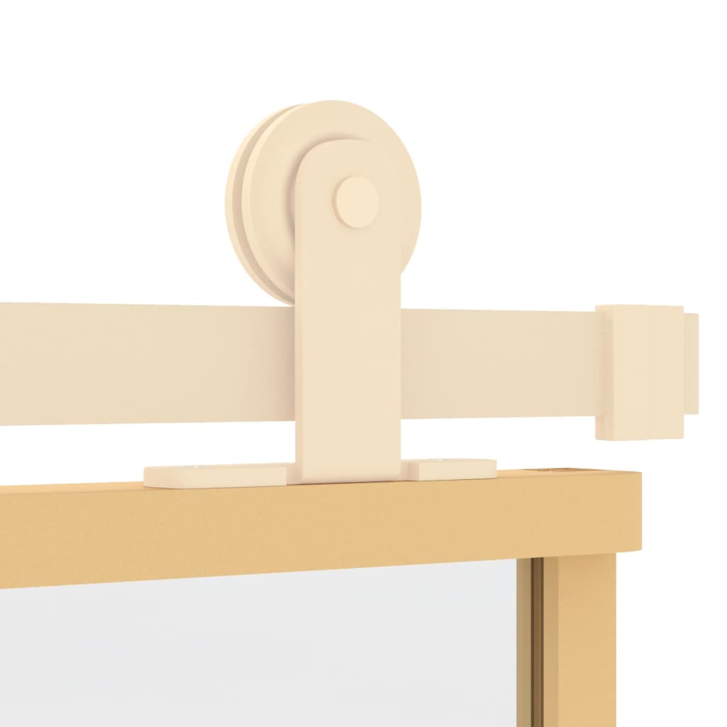 Schiebetür Golden 90x205 cm ESG-Klarglas und Aluminium - Pazzar.ch