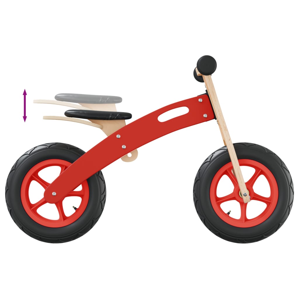 Laufrad für Kinder mit Luftreifen Rot - Pazzar.ch
