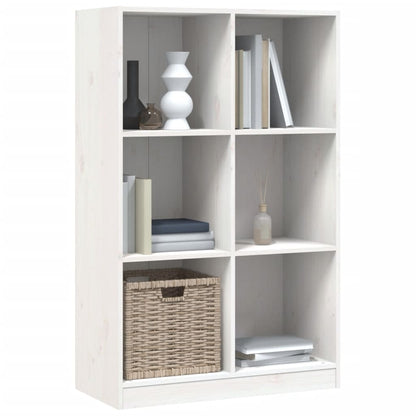 Bücherregal Weiß 70x33x110 cm Massivholz Kiefer - Pazzar.ch