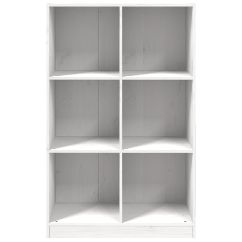 Bücherregal Weiß 70x33x110 cm Massivholz Kiefer - Pazzar.ch