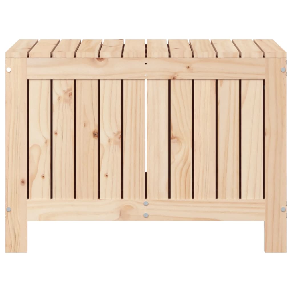Gartentruhe 76x42,5x54 cm Massivholz Kiefer - Pazzar.ch