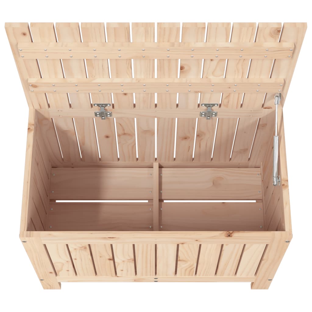 Gartentruhe 76x42,5x54 cm Massivholz Kiefer - Pazzar.ch