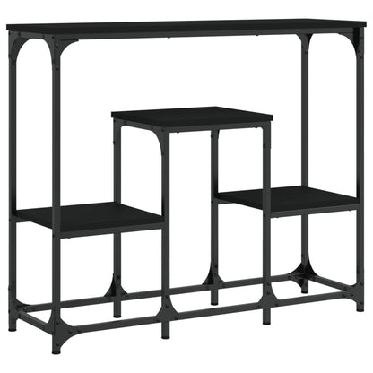 Konsolentisch Schwarz 89,5x28x76 cm Holzwerkstoff - Pazzar.ch