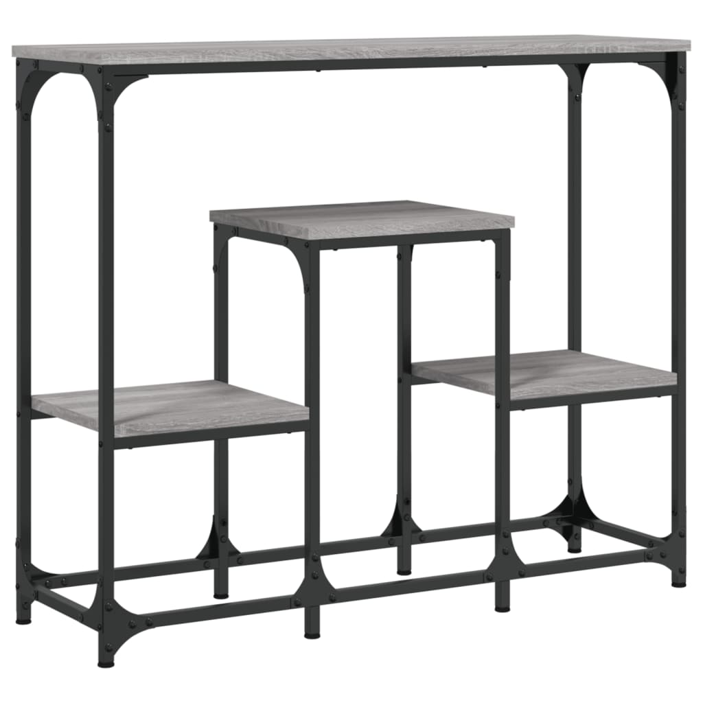 Konsolentisch Grau Sonoma 89,5x28x76 cm Holzwerkstoff - Pazzar.ch
