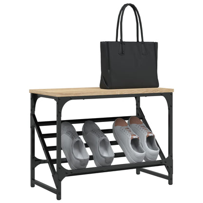 Schuhregal Sonoma-Eiche 60x30x45 cm Holzwerkstoff - Pazzar.ch