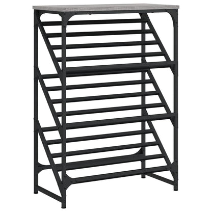 Schuhregal Grau Sonoma 60x30x85 cm Holzwerkstoff - Pazzar.ch