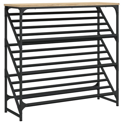 Schuhregal Sonoma-Eiche 90x30x85 cm Holzwerkstoff - Pazzar.ch