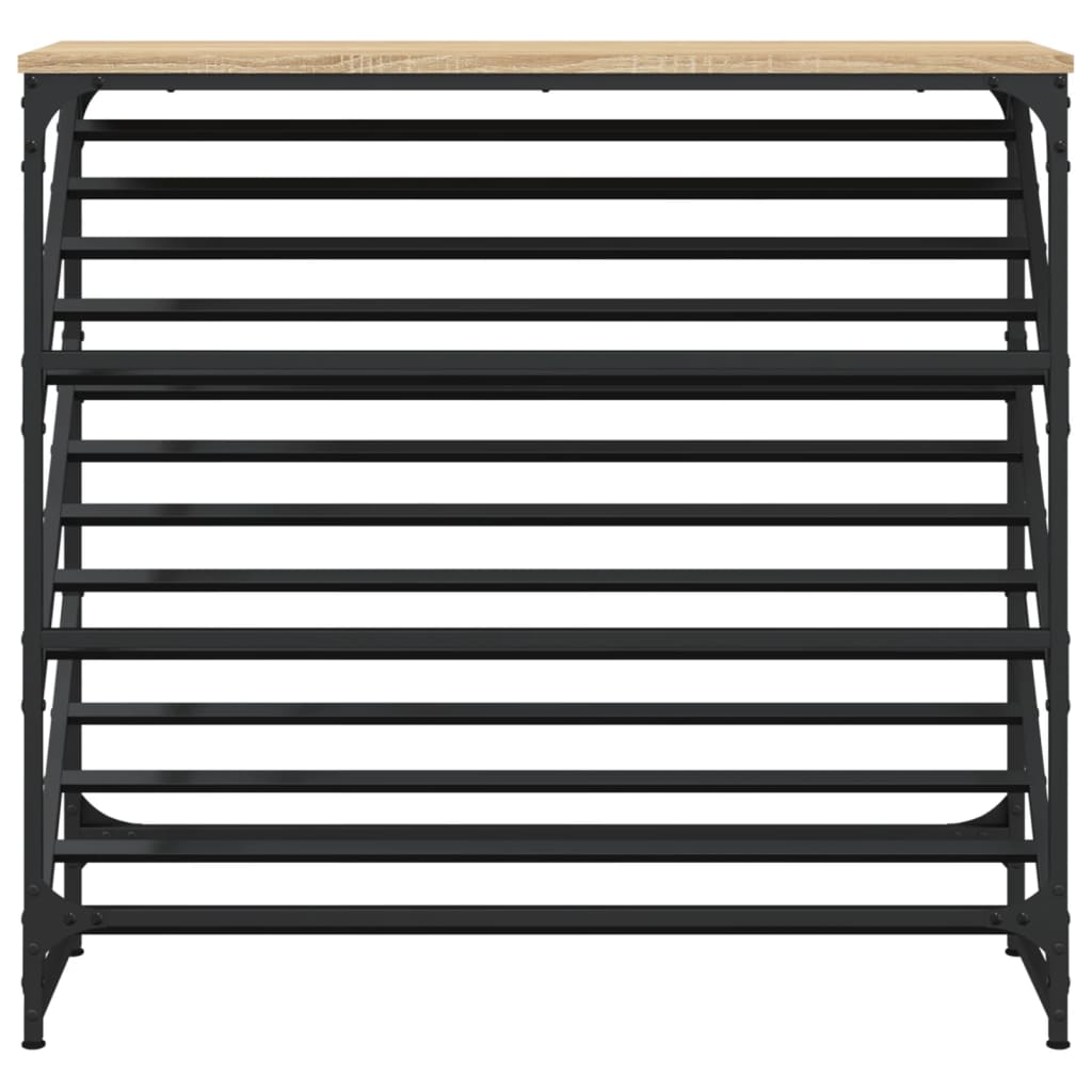Schuhregal Sonoma-Eiche 90x30x85 cm Holzwerkstoff - Pazzar.ch