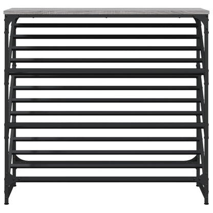 Schuhregal Grau Sonoma 90x30x85 cm Holzwerkstoff - Pazzar.ch