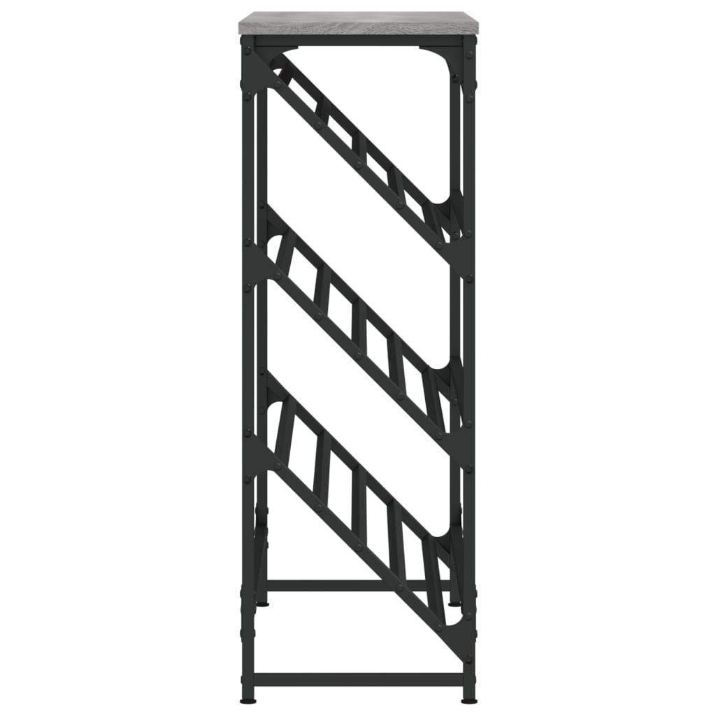 Schuhregal Grau Sonoma 90x30x85 cm Holzwerkstoff - Pazzar.ch