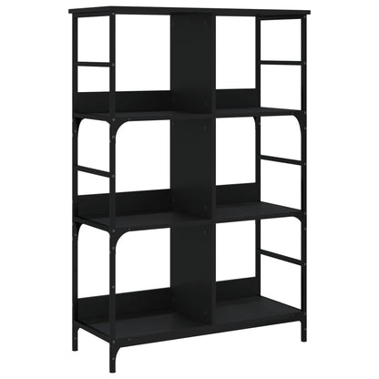 Bücherregal Schwarz 78,5x33x117,5 cm Holzwerkstoff - Pazzar.ch