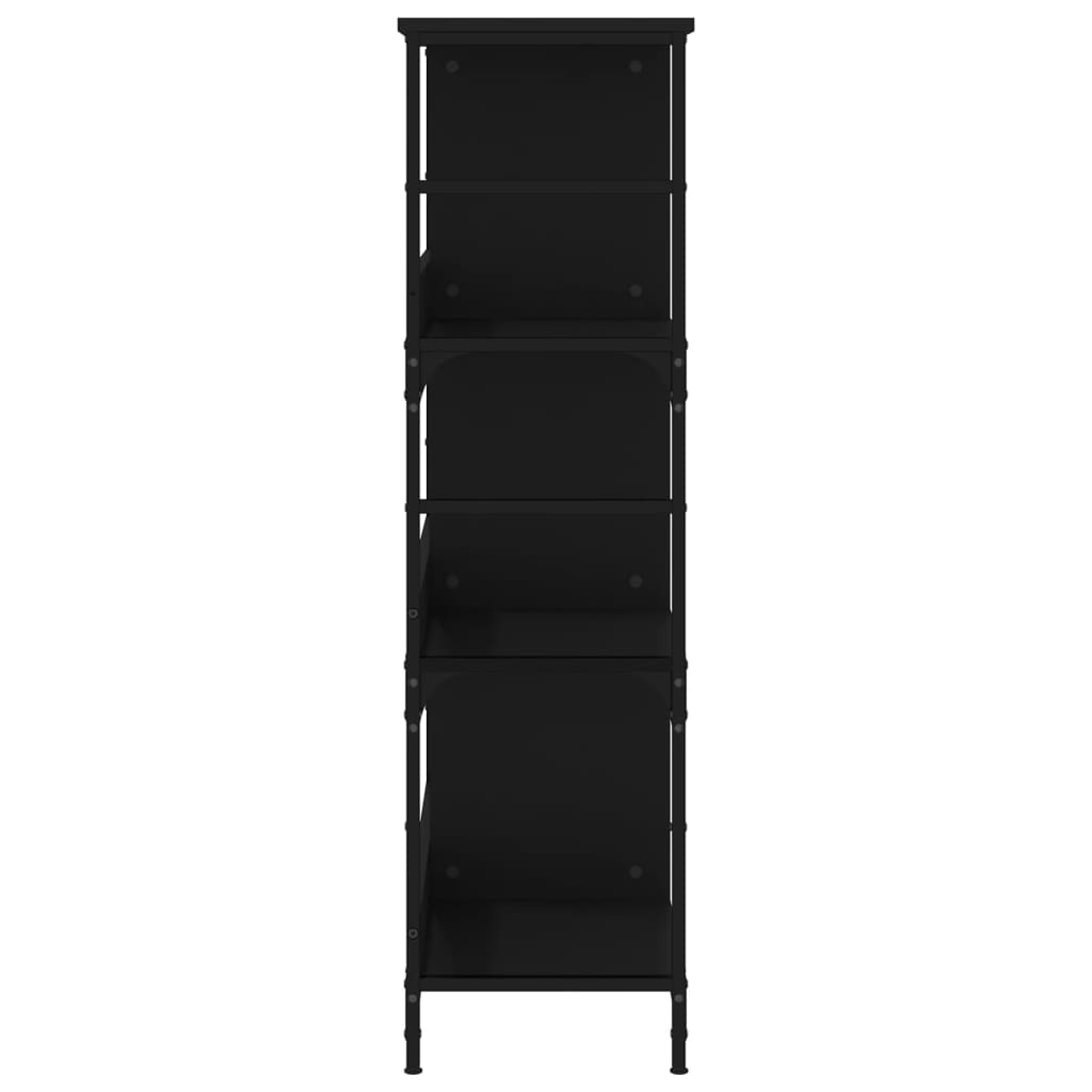 Bücherregal Schwarz 78,5x33x117,5 cm Holzwerkstoff - Pazzar.ch