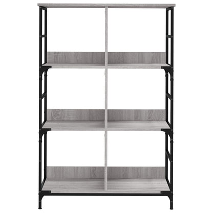 Bücherregal Grau Sonoma 78,5x33x117,5 cm Holzwerkstoff - Pazzar.ch