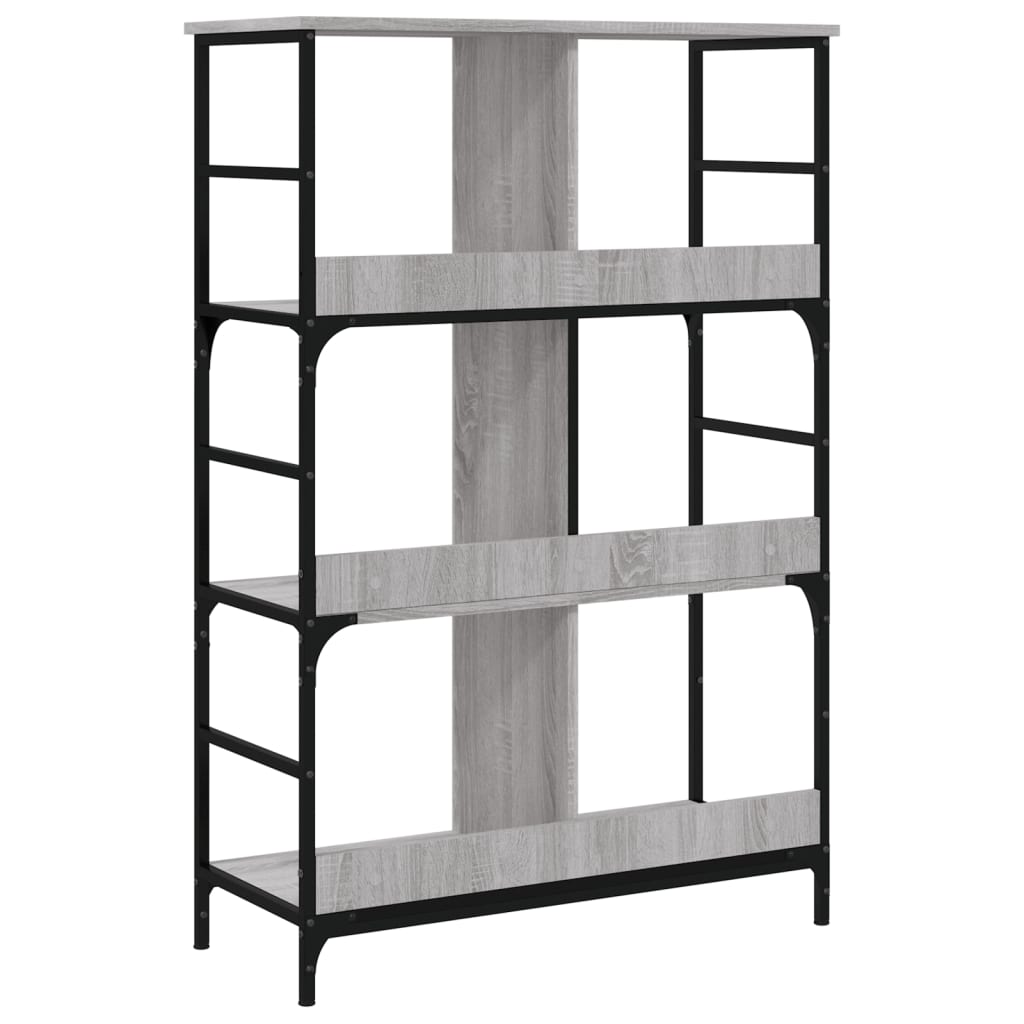 Bücherregal Grau Sonoma 78,5x33x117,5 cm Holzwerkstoff - Pazzar.ch