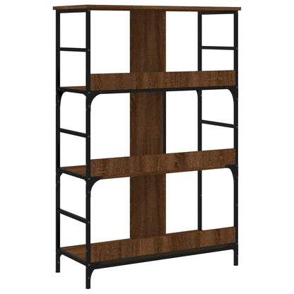 Bücherregal Braun Eichen-Optik 78,5x33x117,5 cm Holzwerkstoff - Pazzar.ch