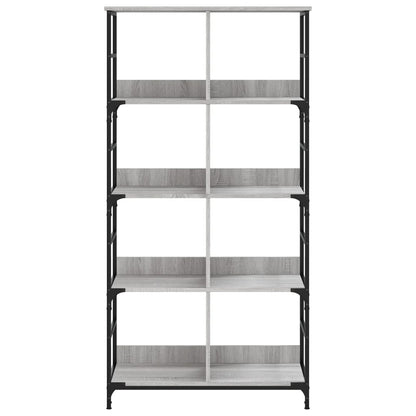 Bücherregal Grau Sonoma 78,5x33x153 cm Holzwerkstoff - Pazzar.ch