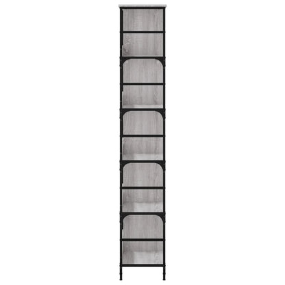 Bücherregal Grau Sonoma 78,5x33x188,5 cm Holzwerkstoff - Pazzar.ch