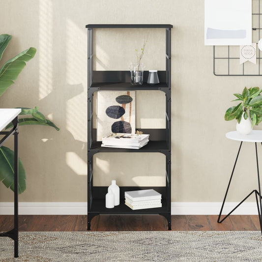 Bücherregal Schwarz 50x33x117,5 cm Holzwerkstoff - Pazzar.ch