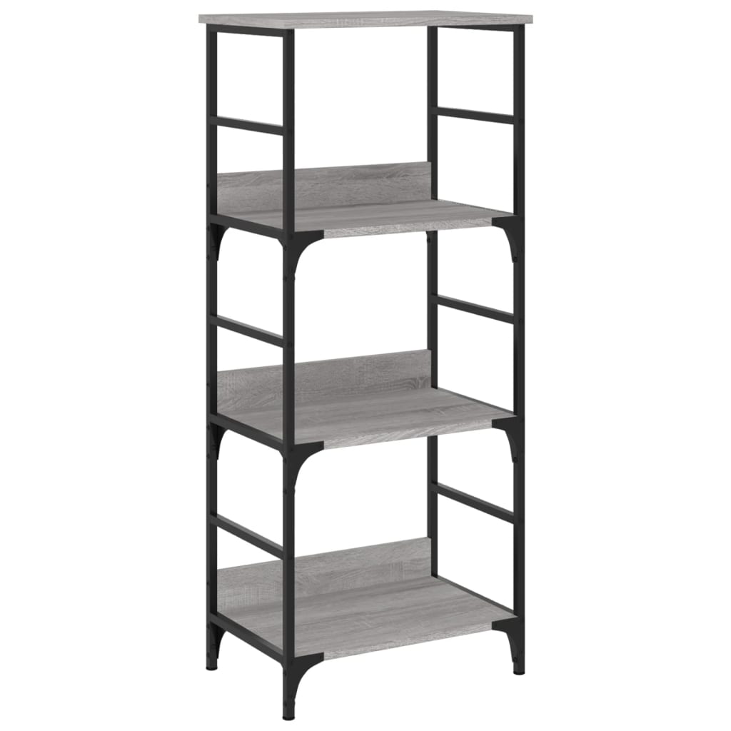 Bücherregal Grau Sonoma 50x33x117,5 cm Holzwerkstoff - Pazzar.ch
