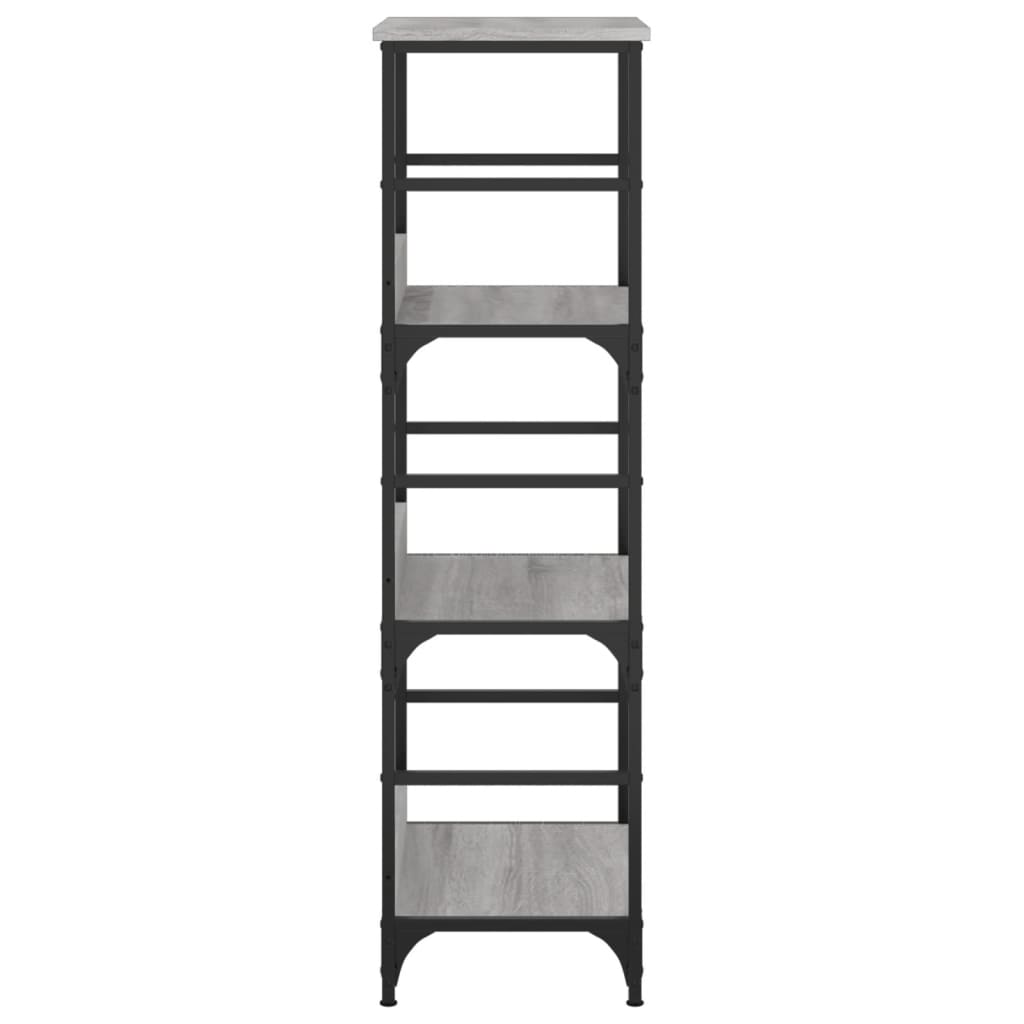 Bücherregal Grau Sonoma 50x33x117,5 cm Holzwerkstoff - Pazzar.ch