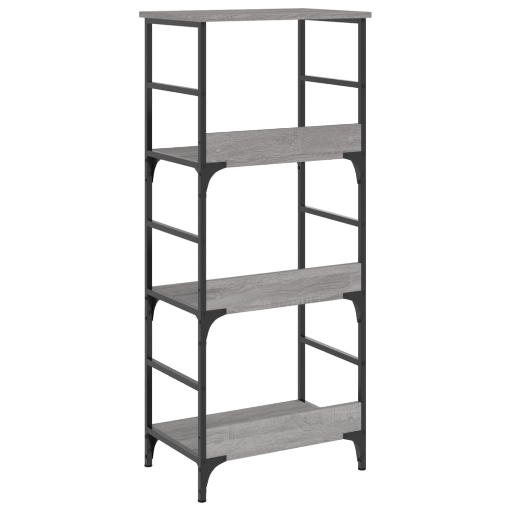 Bücherregal Grau Sonoma 50x33x117,5 cm Holzwerkstoff - Pazzar.ch