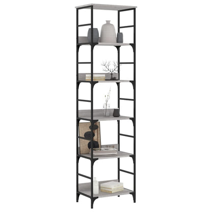 Bücherregal Grau Sonoma 50x33x188,5 cm Holzwerkstoff - Pazzar.ch