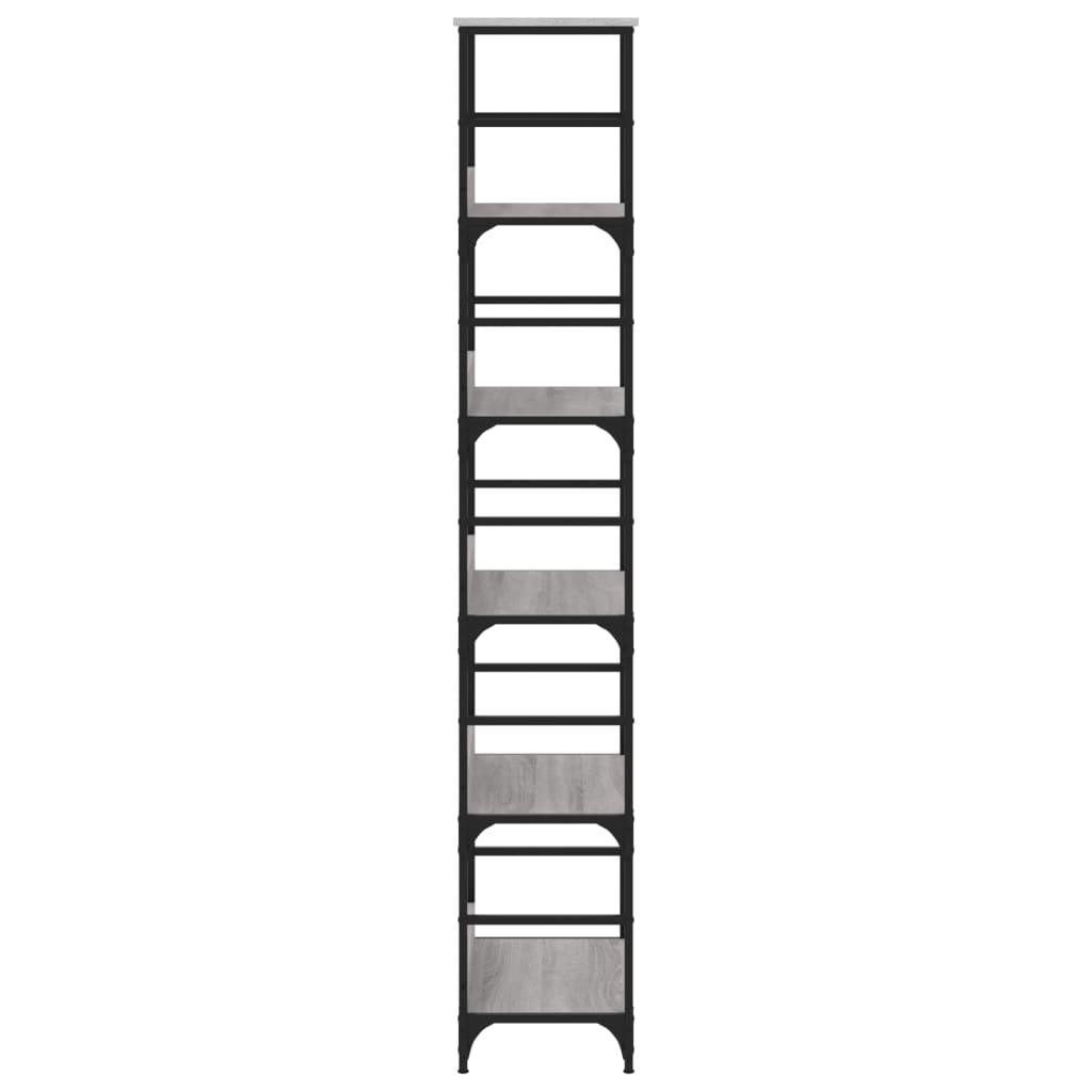 Bücherregal Grau Sonoma 50x33x188,5 cm Holzwerkstoff - Pazzar.ch