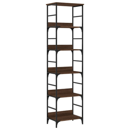 Bücherregal Braun Eichen-Optik 50x33x188,5 cm Holzwerkstoff - Pazzar.ch