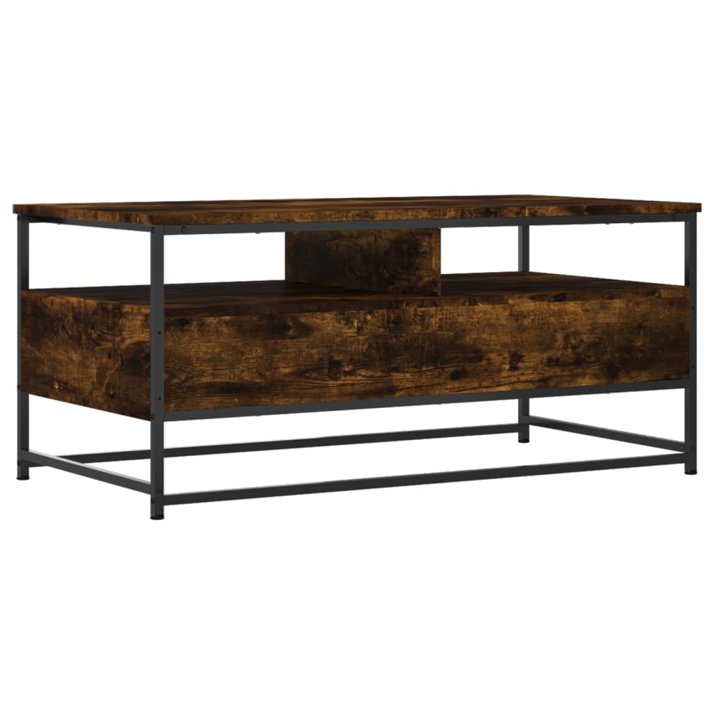 Couchtisch Räuchereiche 100x51x45 cm Holzwerkstoff - Pazzar.ch