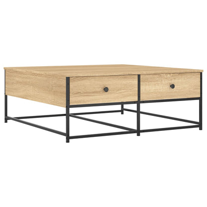 Couchtisch Sonoma-Eiche 100x99x40 cm Holzwerkstoff - Pazzar.ch