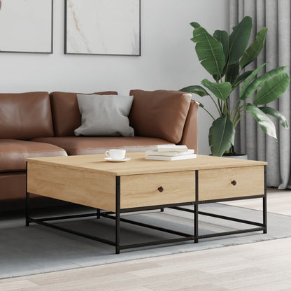 Couchtisch Sonoma-Eiche 100x99x40 cm Holzwerkstoff - Pazzar.ch