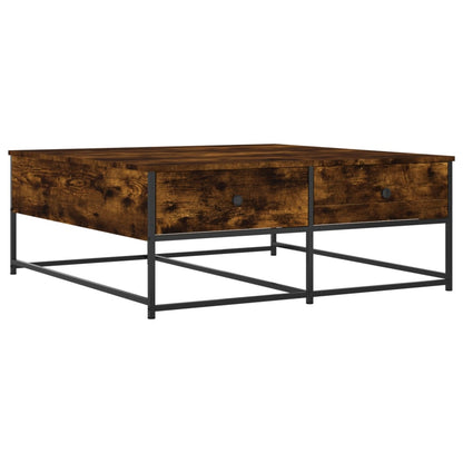 Couchtisch Räuchereiche 100x99x40 cm Holzwerkstoff - Pazzar.ch