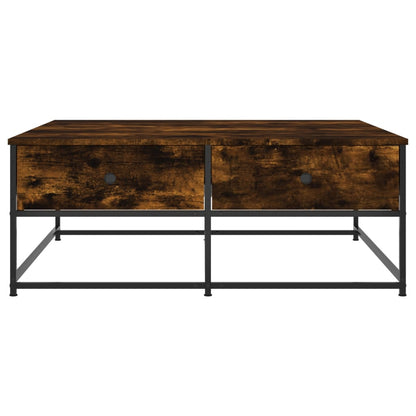 Couchtisch Räuchereiche 100x99x40 cm Holzwerkstoff - Pazzar.ch