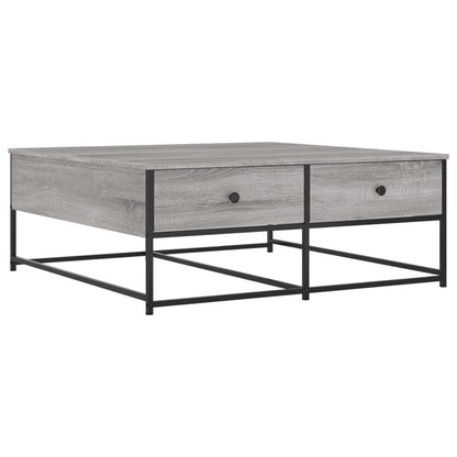 Couchtisch Grau Sonoma 100x99x40 cm Holzwerkstoff - Pazzar.ch