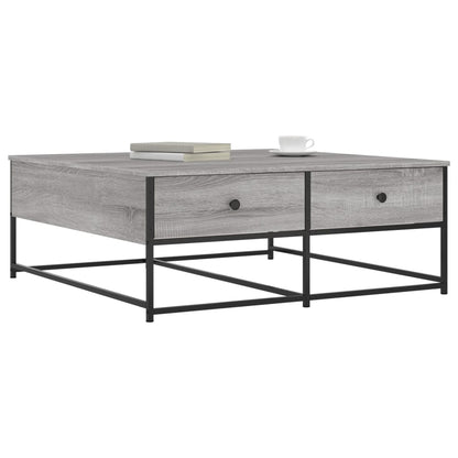Couchtisch Grau Sonoma 100x99x40 cm Holzwerkstoff - Pazzar.ch