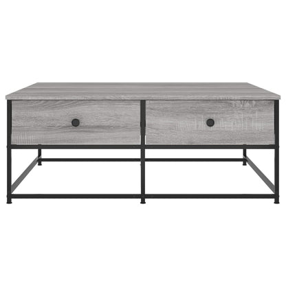 Couchtisch Grau Sonoma 100x99x40 cm Holzwerkstoff - Pazzar.ch