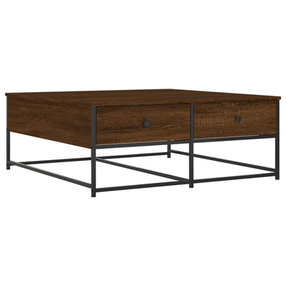Couchtisch Braun Eichen-Optik 100x99x40 cm Holzwerkstoff - Pazzar.ch