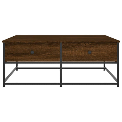 Couchtisch Braun Eichen-Optik 100x99x40 cm Holzwerkstoff - Pazzar.ch