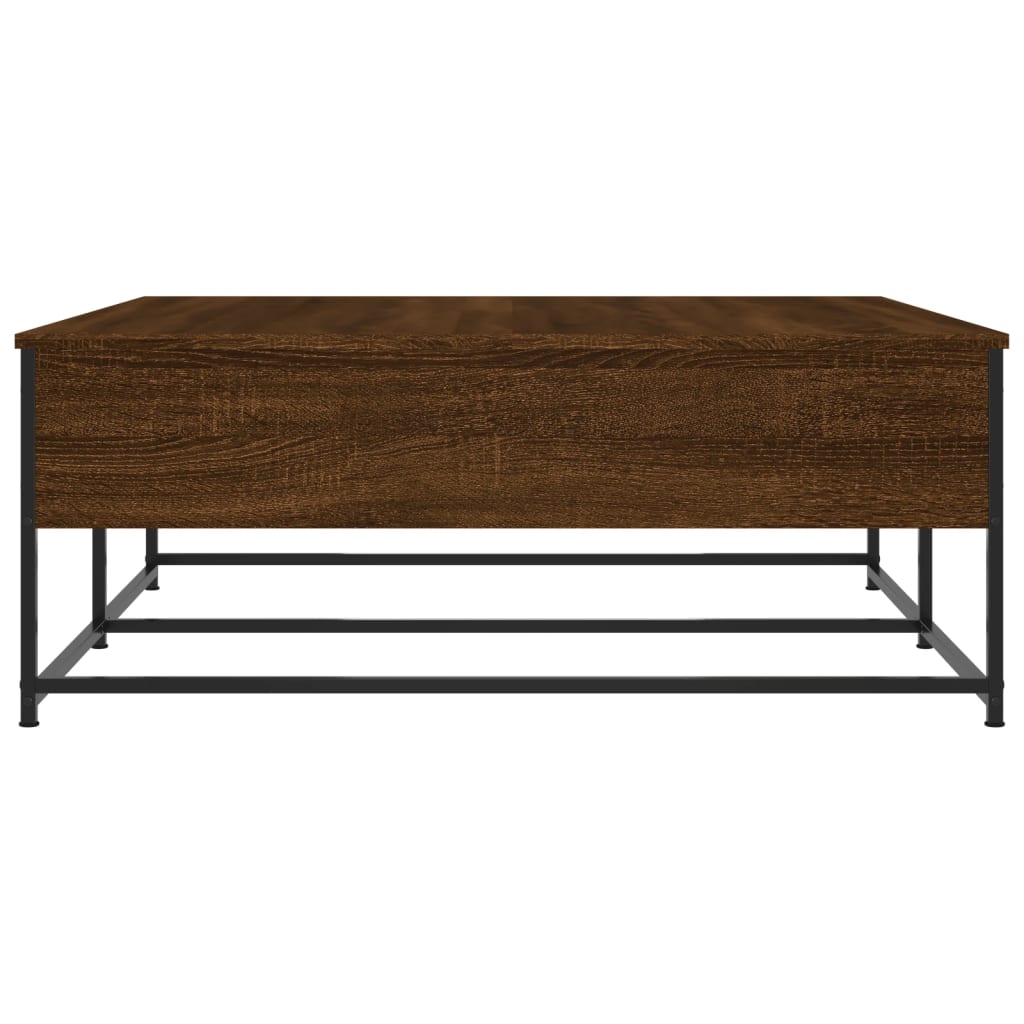 Couchtisch Braun Eichen-Optik 100x99x40 cm Holzwerkstoff - Pazzar.ch