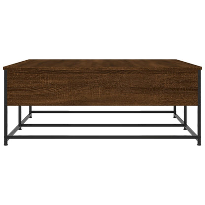 Couchtisch Braun Eichen-Optik 100x99x40 cm Holzwerkstoff - Pazzar.ch