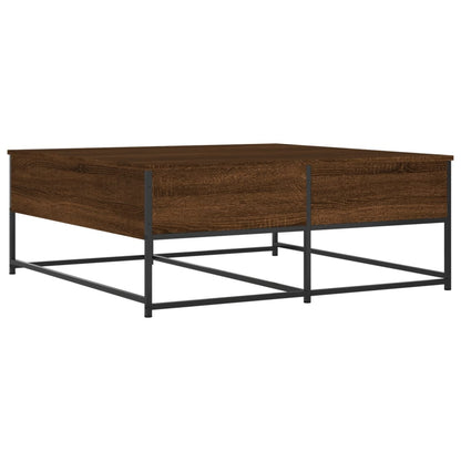 Couchtisch Braun Eichen-Optik 100x99x40 cm Holzwerkstoff - Pazzar.ch