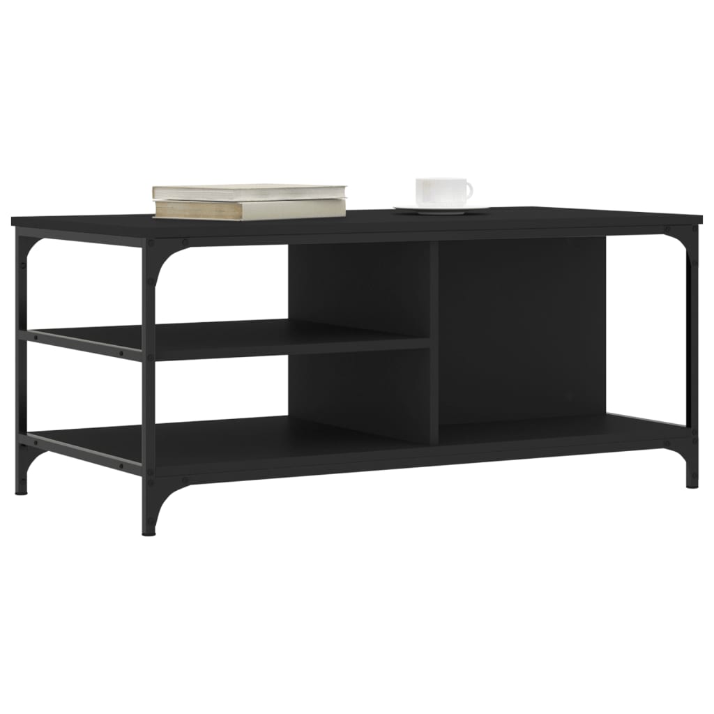 Couchtisch Schwarz 100x50x45 cm Holzwerkstoff - Pazzar.ch
